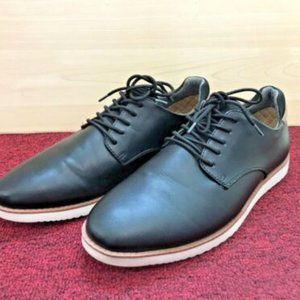 Men's Dr. Scholl's Sync Plain Toe Oxford Black Faux Leather